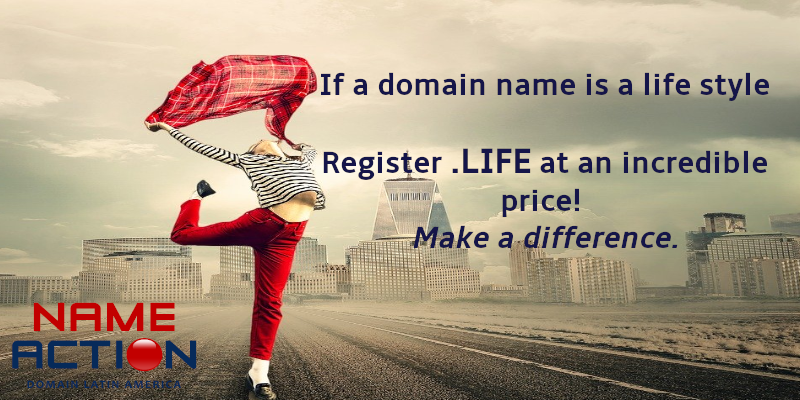 The domain that brings your ideas to life .LIFE