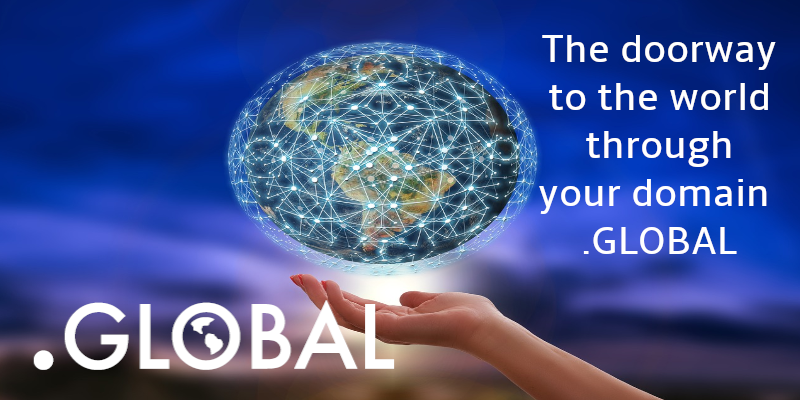 Register your .GLOBAL domain and connect with the world